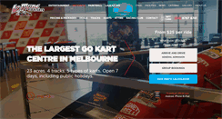 Desktop Screenshot of lemansgokarts.com.au